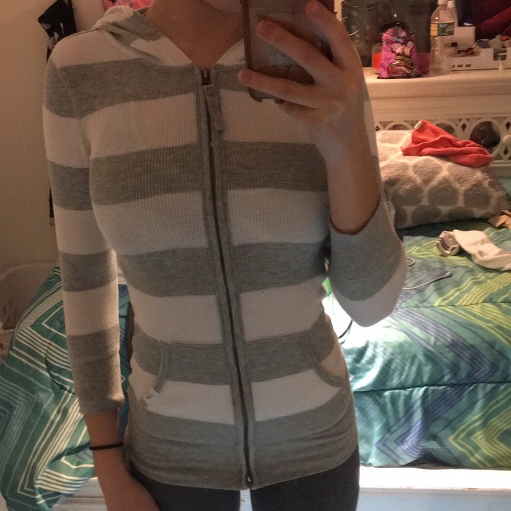 Striped hoodie